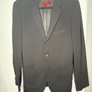 Hugo Boss Men's Black Two-Button Suit Jacket